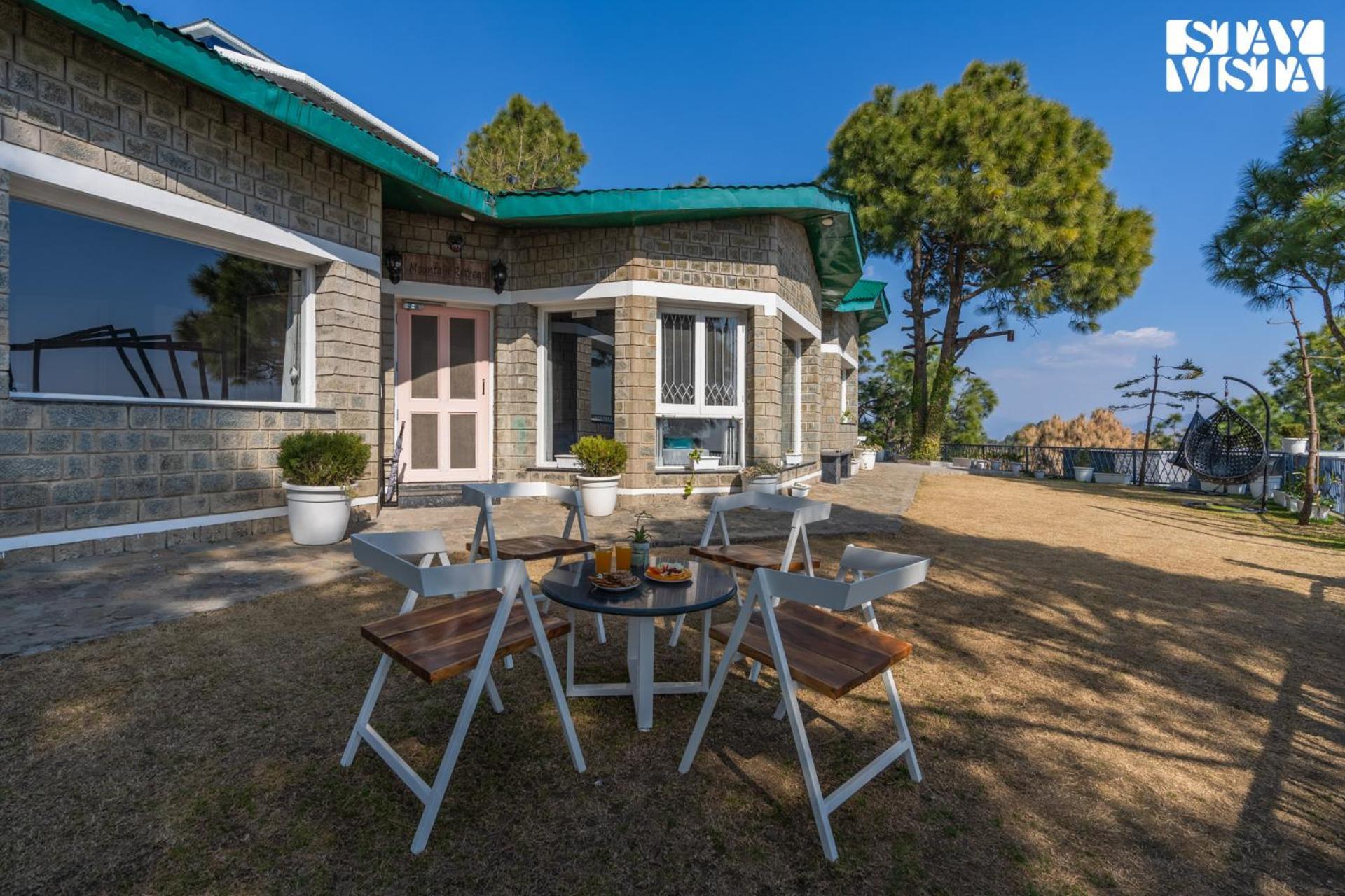 Stayvista At Serene With Outdoor Bonfire Barog Dış mekan fotoğraf